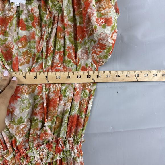 Misa Los Angeles Dress Women XS Lucinda Floral Maxi Ruffle Tiered Boho Chic Flow - Picture 13 of 15